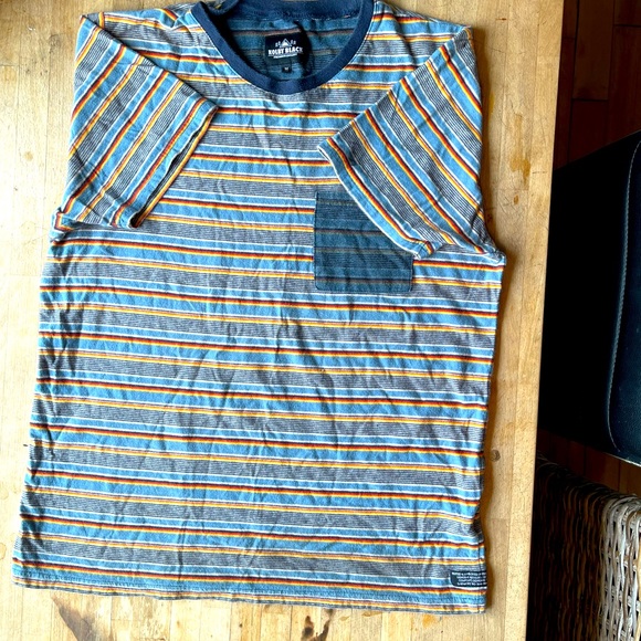 Striped Medium Kolby Black T-Shirt - Picture 1 of 1